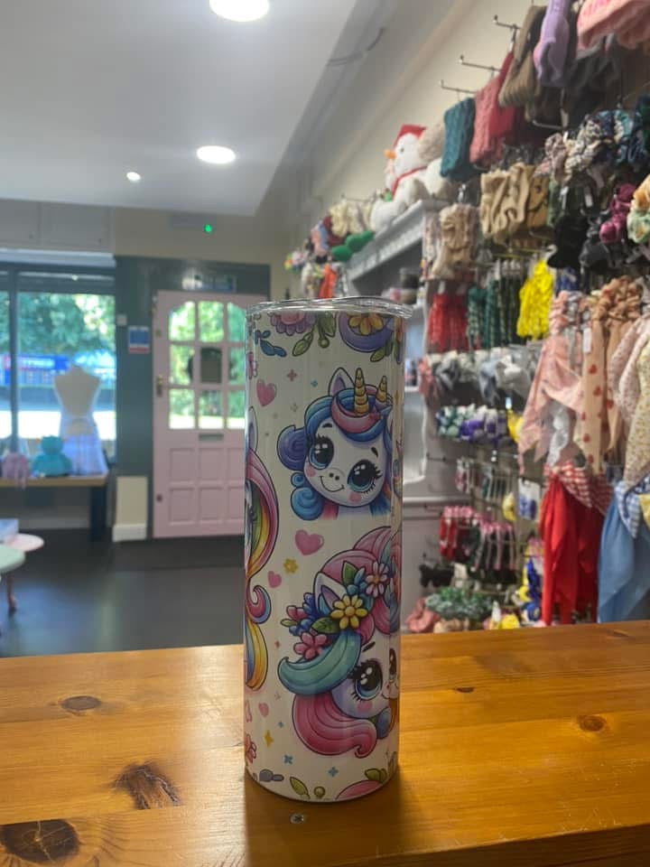 Unicorn, 20oz Tumbler, Insulated, Stainless Steel, Hot & Cold use