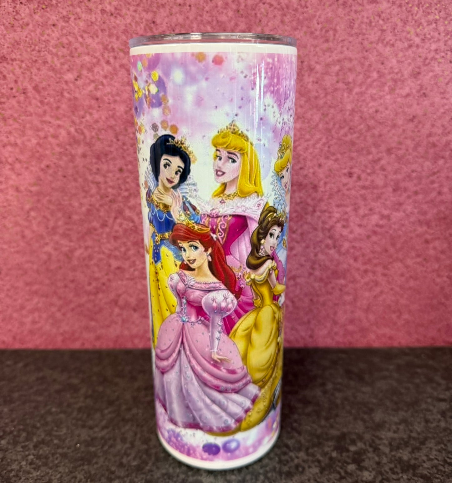 Princess, 20oz Tumbler, Insulated, Stainless Steel, Hot & Cold use, Personalised