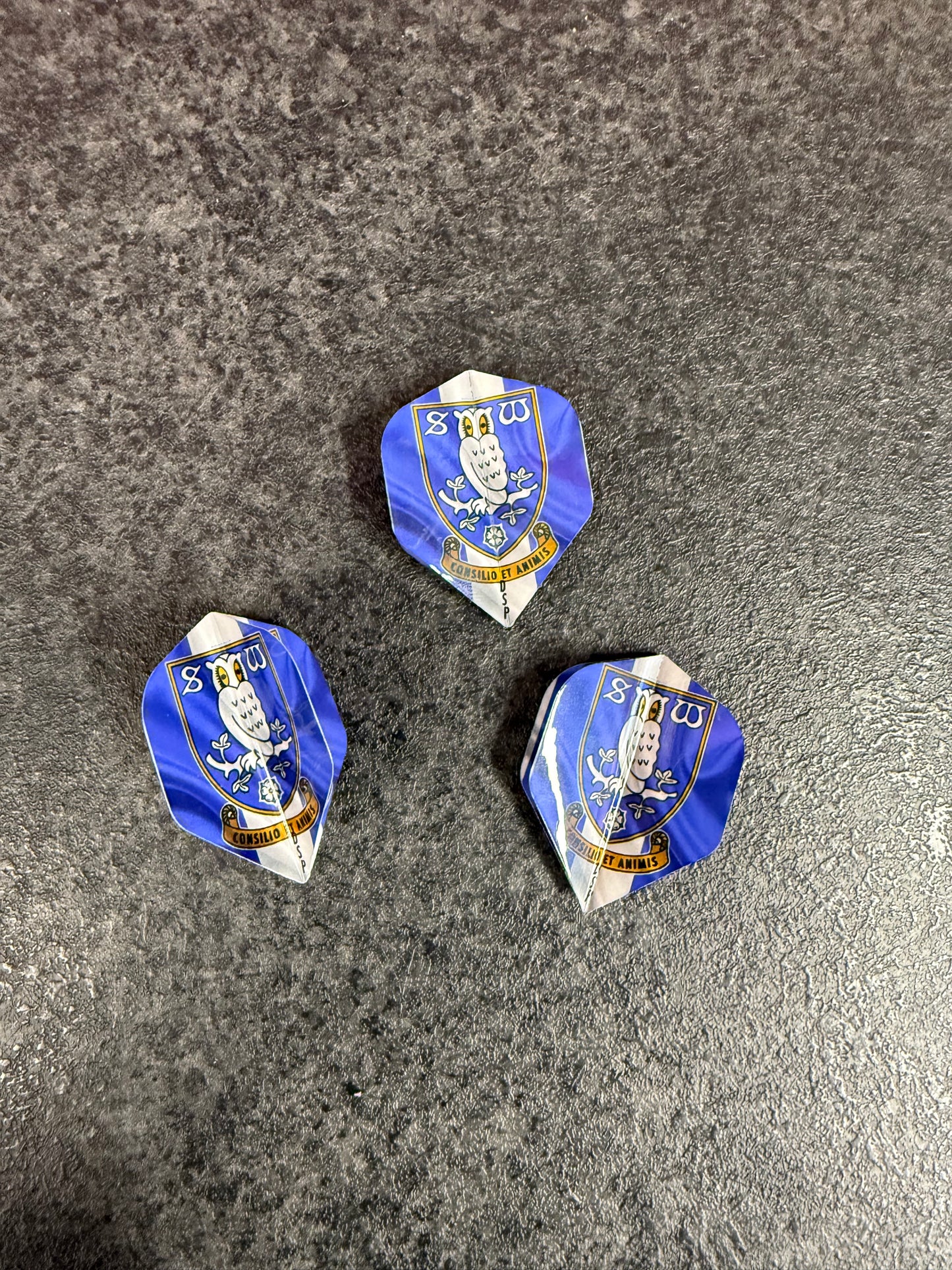 Dart Flyts, Dart Flights, Set of 3, Football, Sheffield Wednesday, SWFC