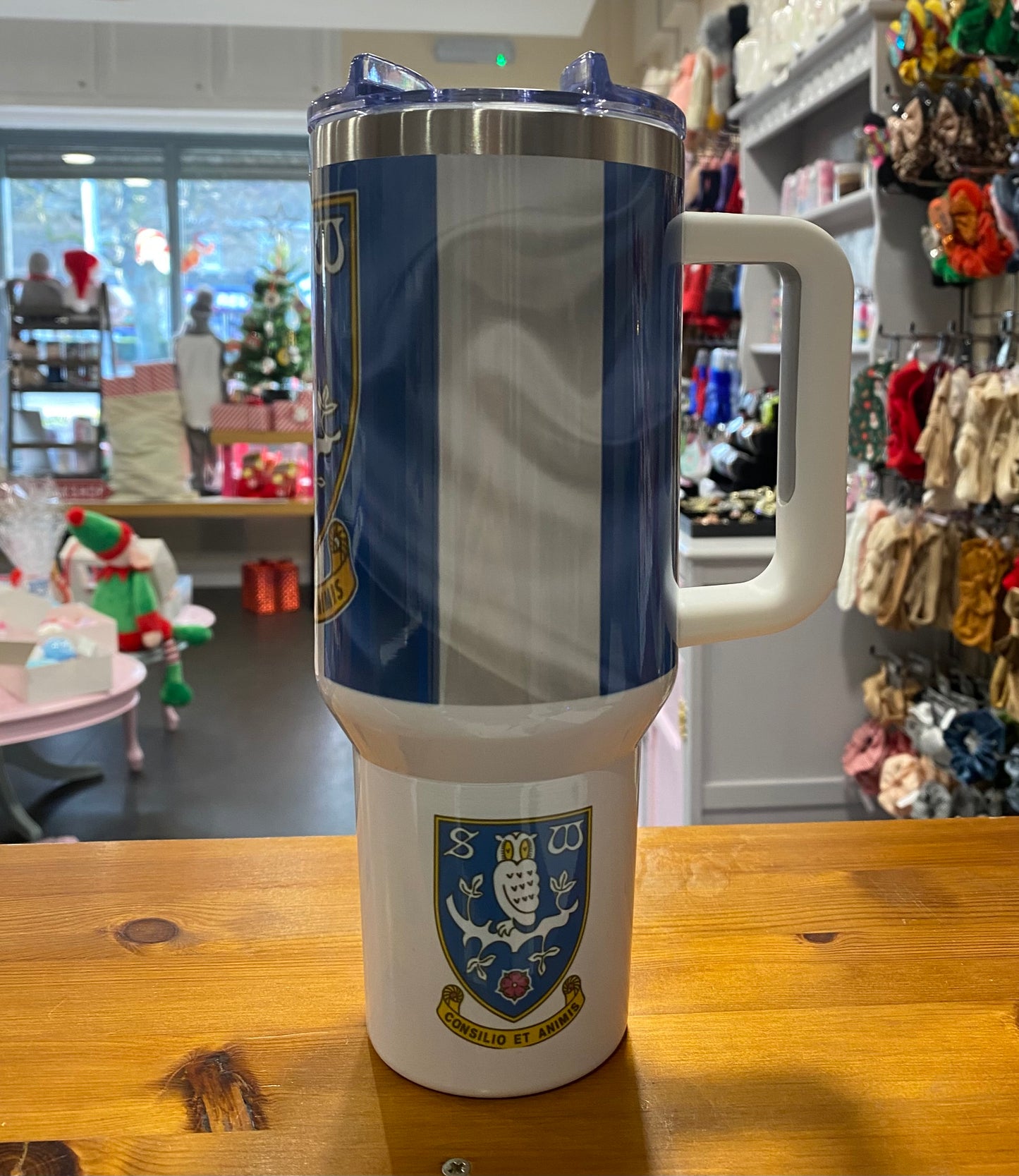 Sheffield Wednesday, 40oz Tumbler, 1.1 Litre, Insulated, Stainless Steel, Hot & Cold use, Personalised