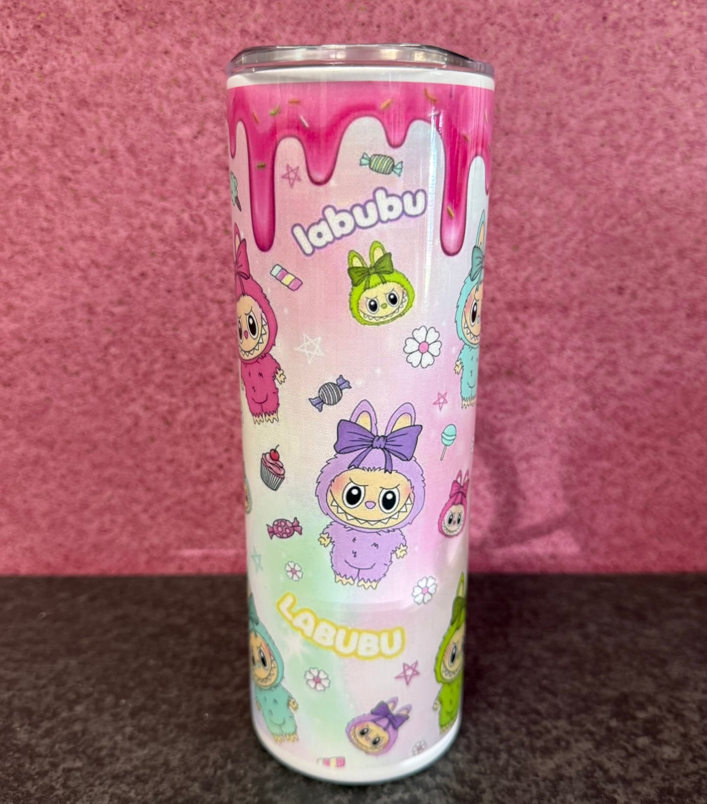Labubu, 20oz Tumbler, Insulated, Stainless Steel, Hot & Cold use, Personalised