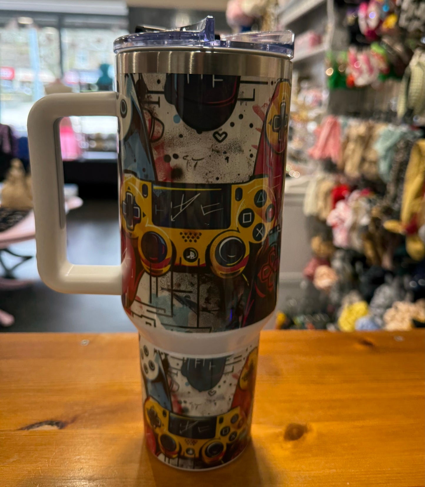 Gaming Controller, 40oz Tumbler, 1.1 Litre, Insulated, Stainless Steel, Hot & Cold use, Personalised