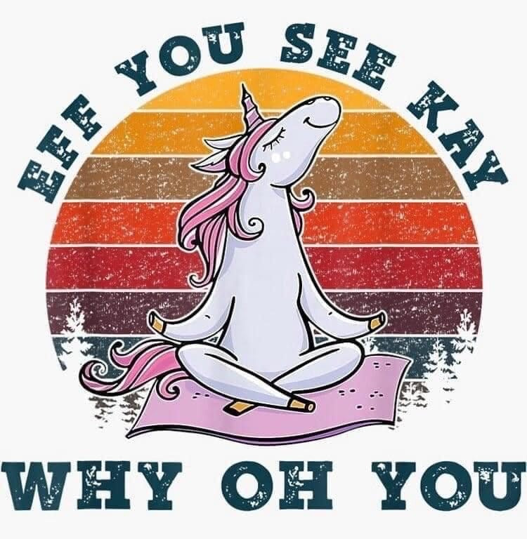 Eff You See Kay, Thermos, Travel Mug, Unicorn