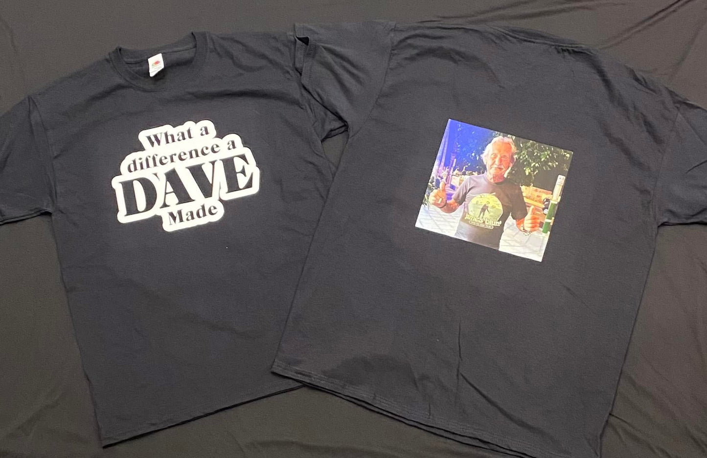 Funeral, Black Personalised T-Shirt - Size S - 5XL, Black T-Shirt, Tee, Your Design, Funeral, Memorial, Remembrance
