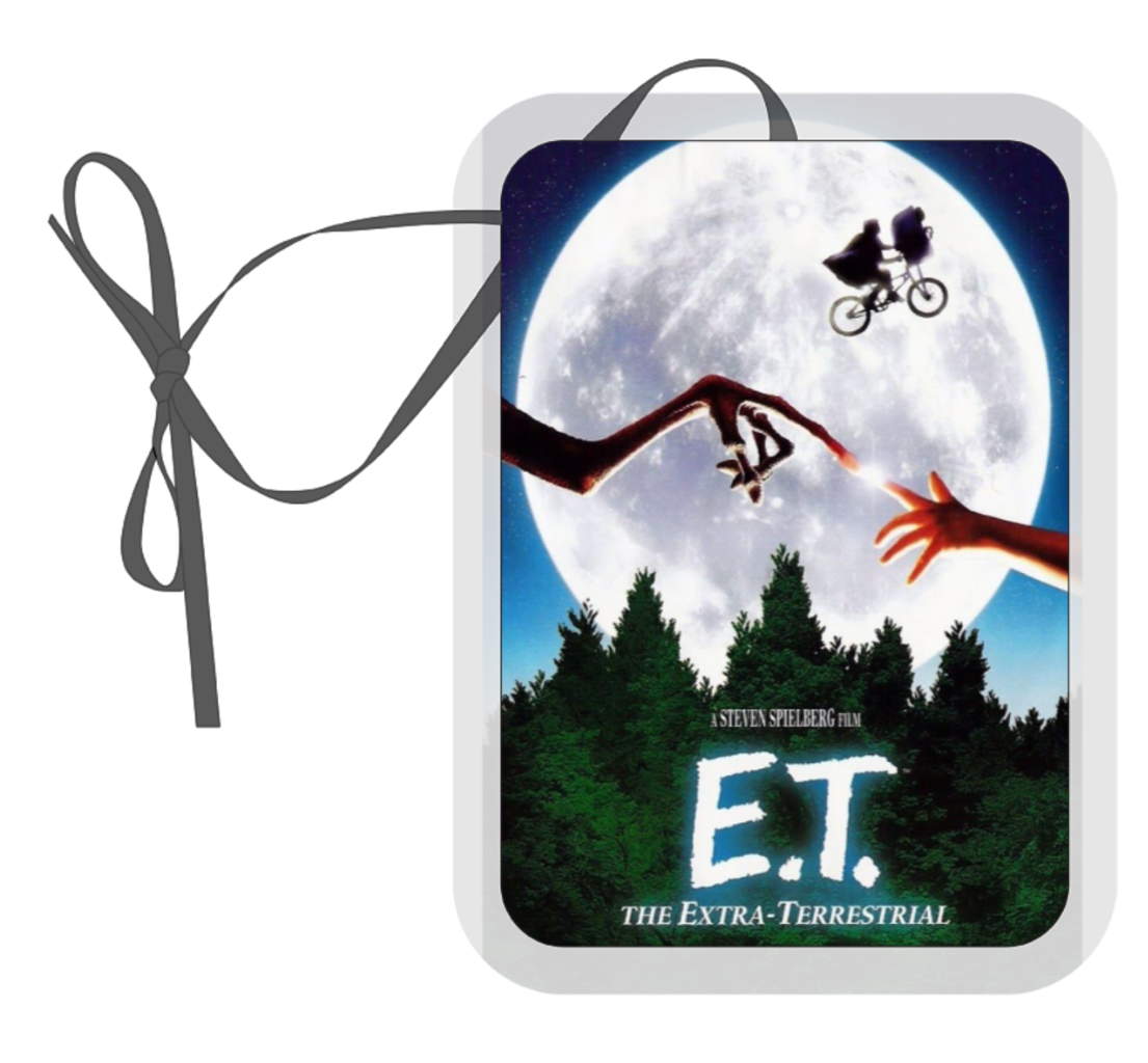 E.T, Hanging Air Freshener, Car Air Freshener, Retro