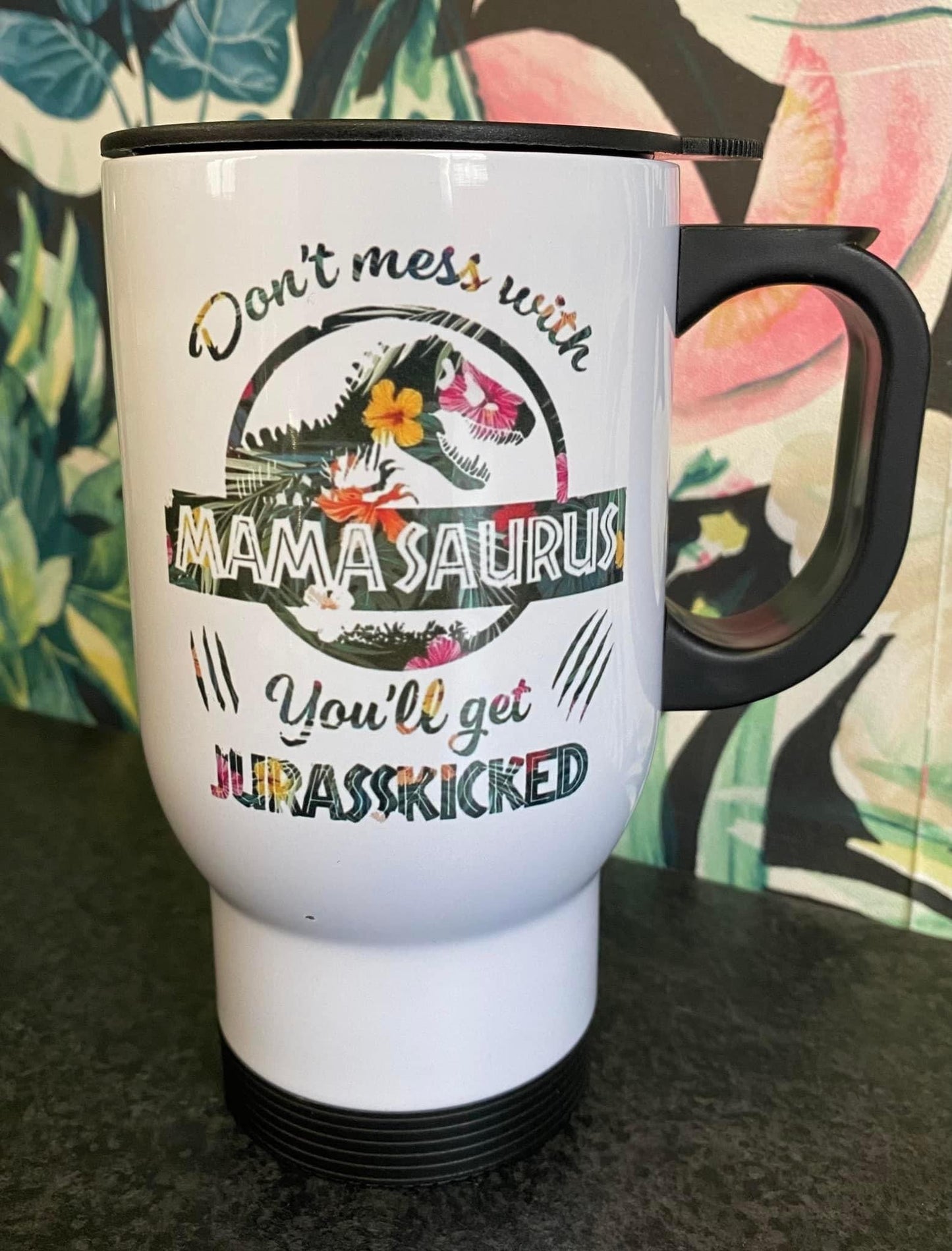 Mamasarus Jurassic Dinosaur, Thermos, Travel Mug