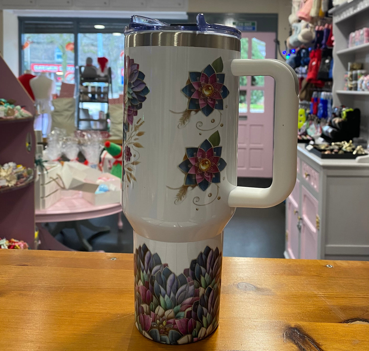 Elephant, 40oz Tumbler, 1.1 Litre, Insulated, Stainless Steel, Hot & Cold use, Personalised