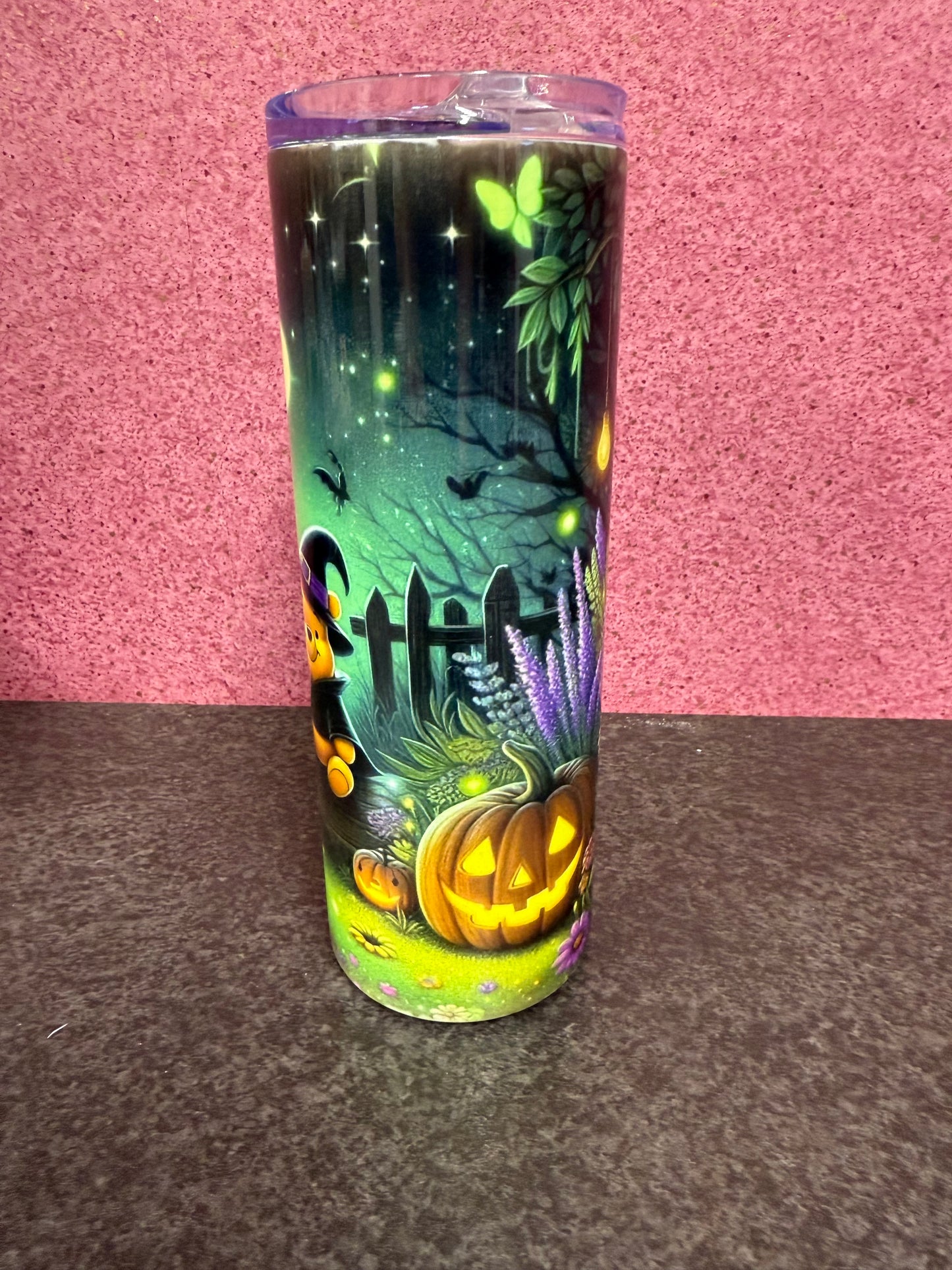 Winnie the Pooh, Halloween, 20oz Tumbler, Insulated, Stainless Steel, Hot & Cold use, Personalised
