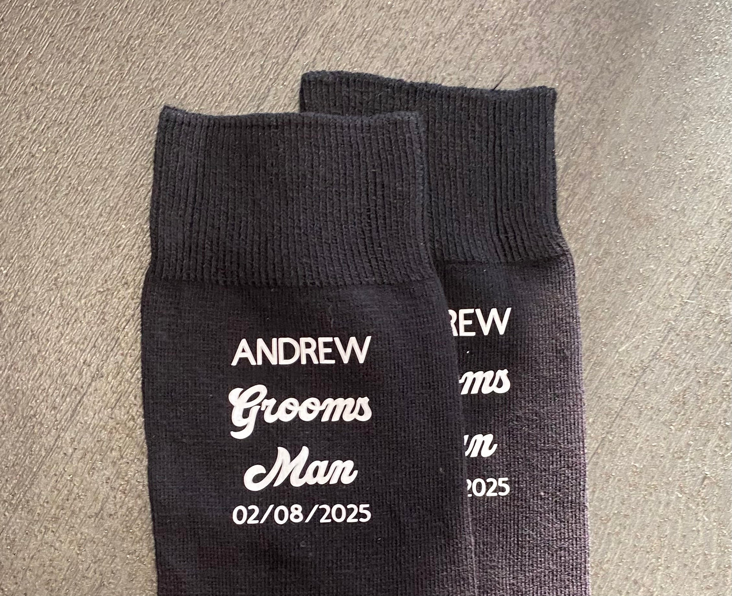 Personalised Wedding Socks! Wedding, Groom, Best Man, Grooms Man, Father of the Bride