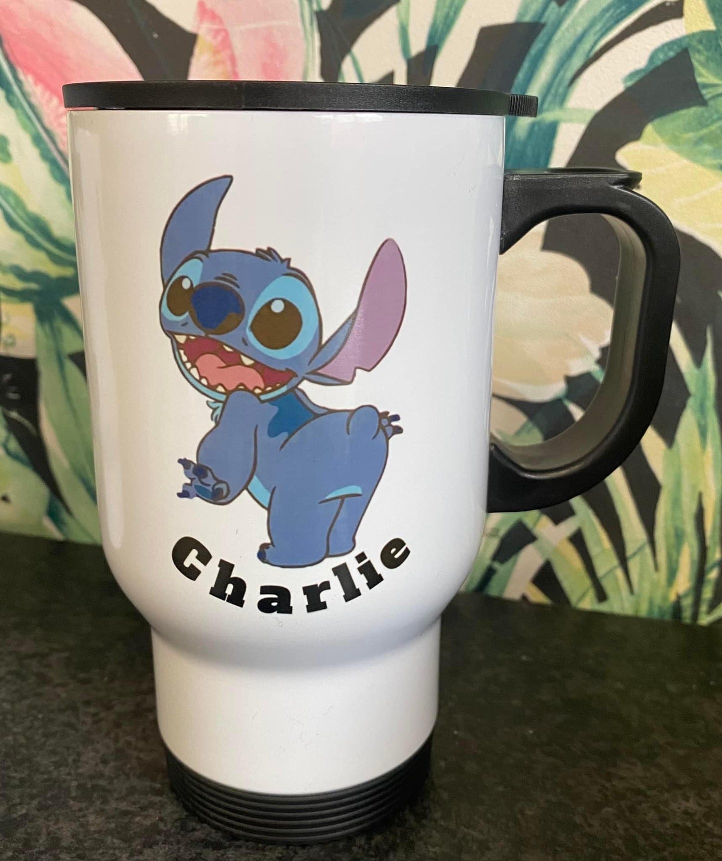 Stitch, Tea, Coffee, Thermos, Travel Mug