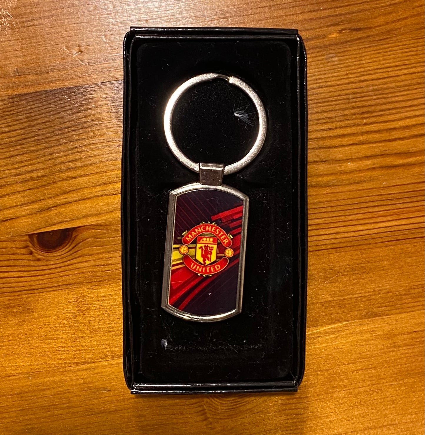 Manchester United Football, Metal Keyring, Key Ring