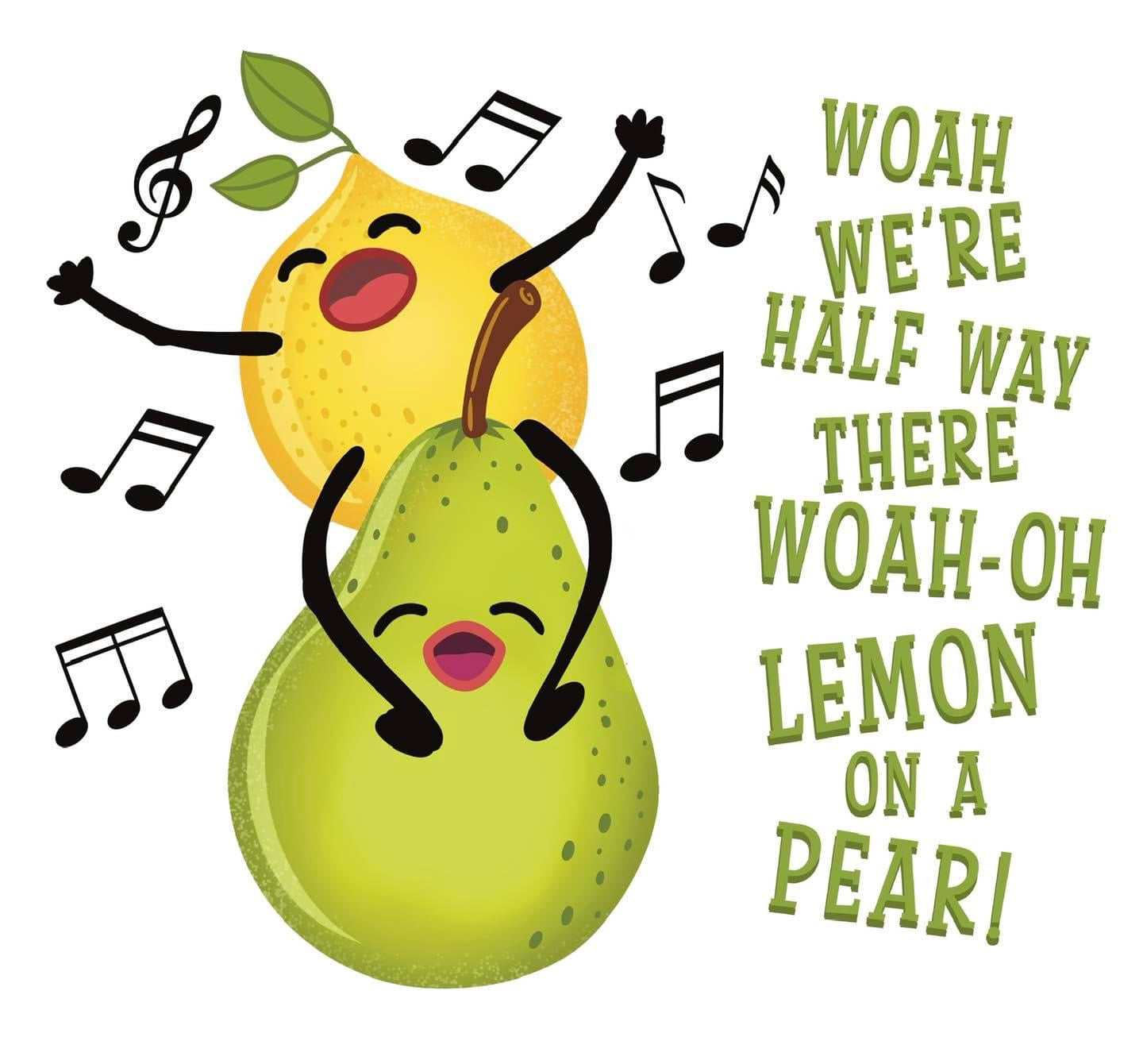 Lemon on a Pear, Thermos, Travel Mug