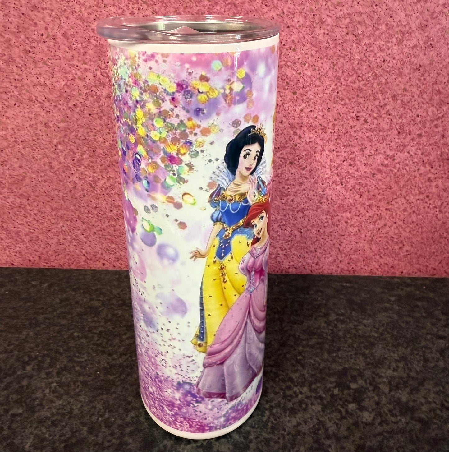 Princess, 20oz Tumbler, Insulated, Stainless Steel, Hot & Cold use, Personalised