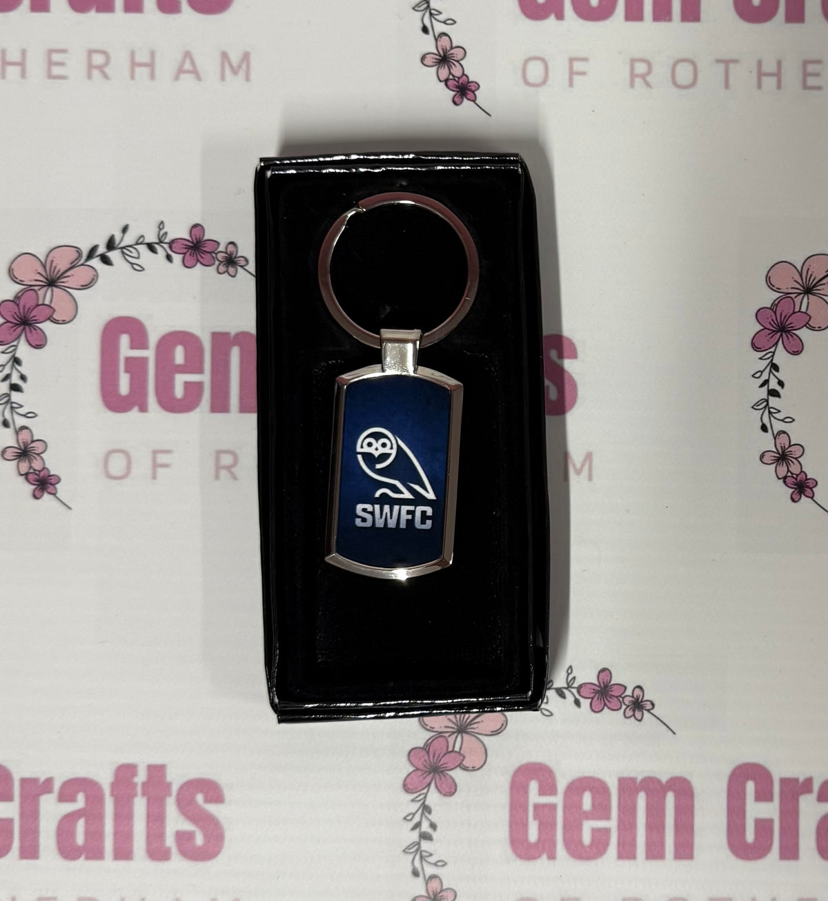 Sheffield Wednesday, SWFC Football, Metal Keyring, Key Ring, New Logo