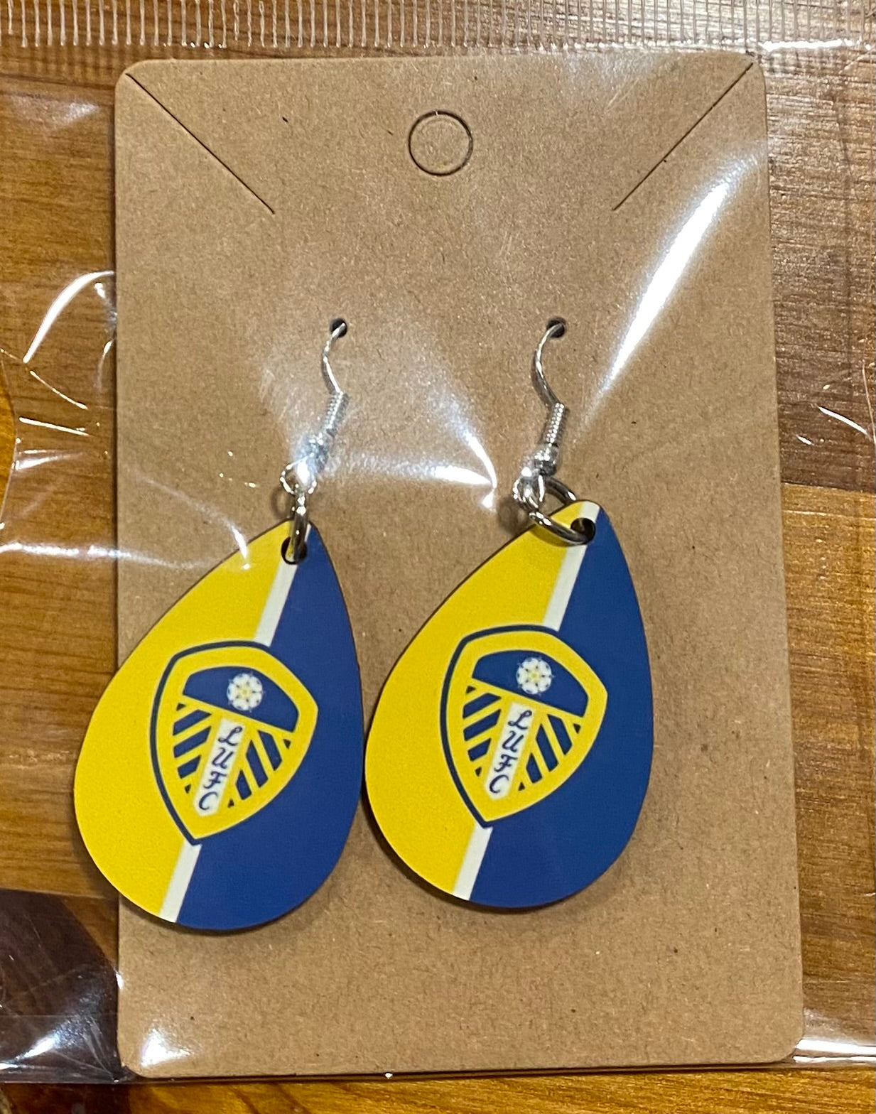 Leeds United, LUFC, Handmade Earrings