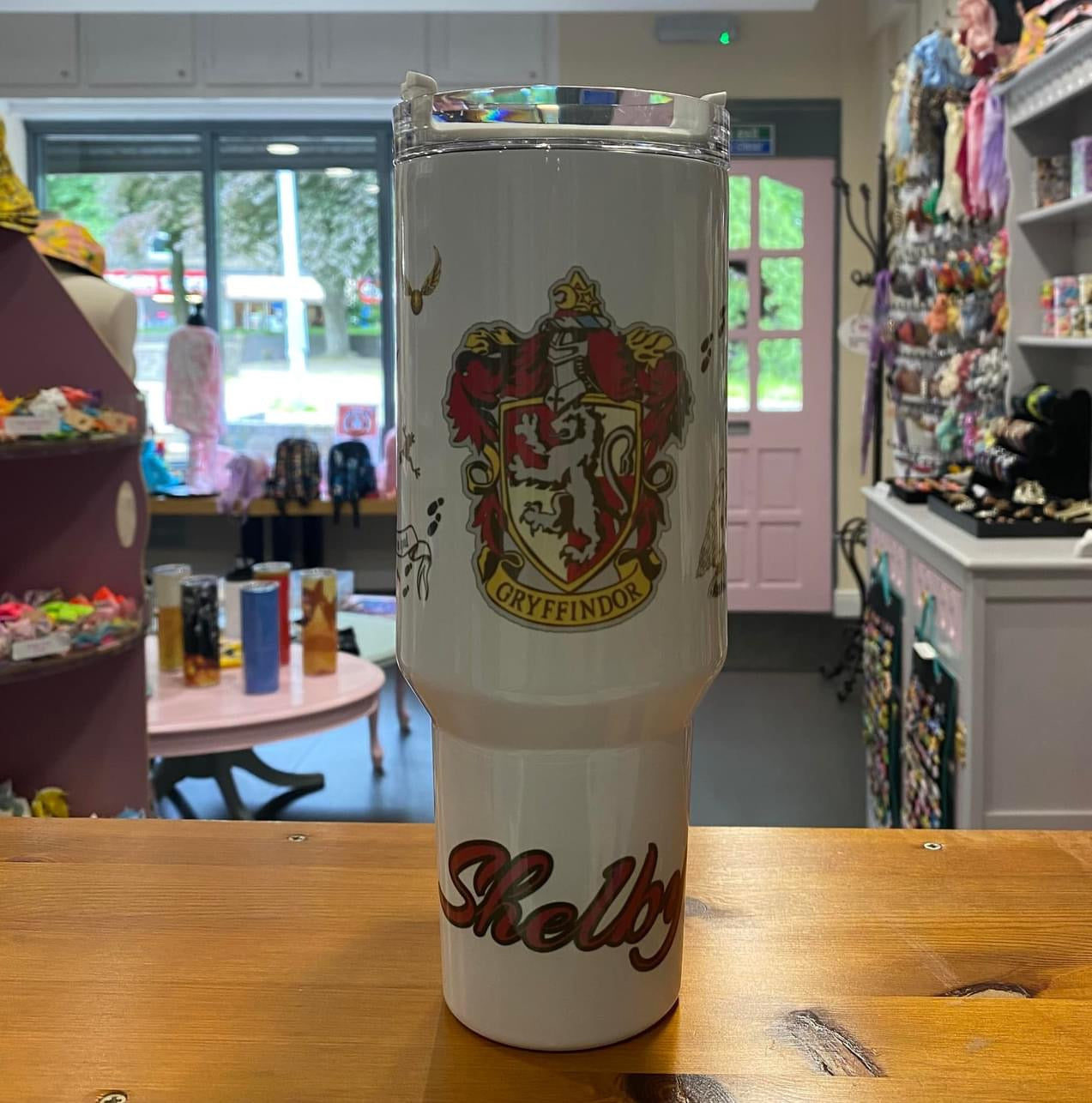 HP, Gryffindor, 40oz Tumbler, 1.1 Litre, Insulated, Stainless Steel, Hot & Cold use, Personalised
