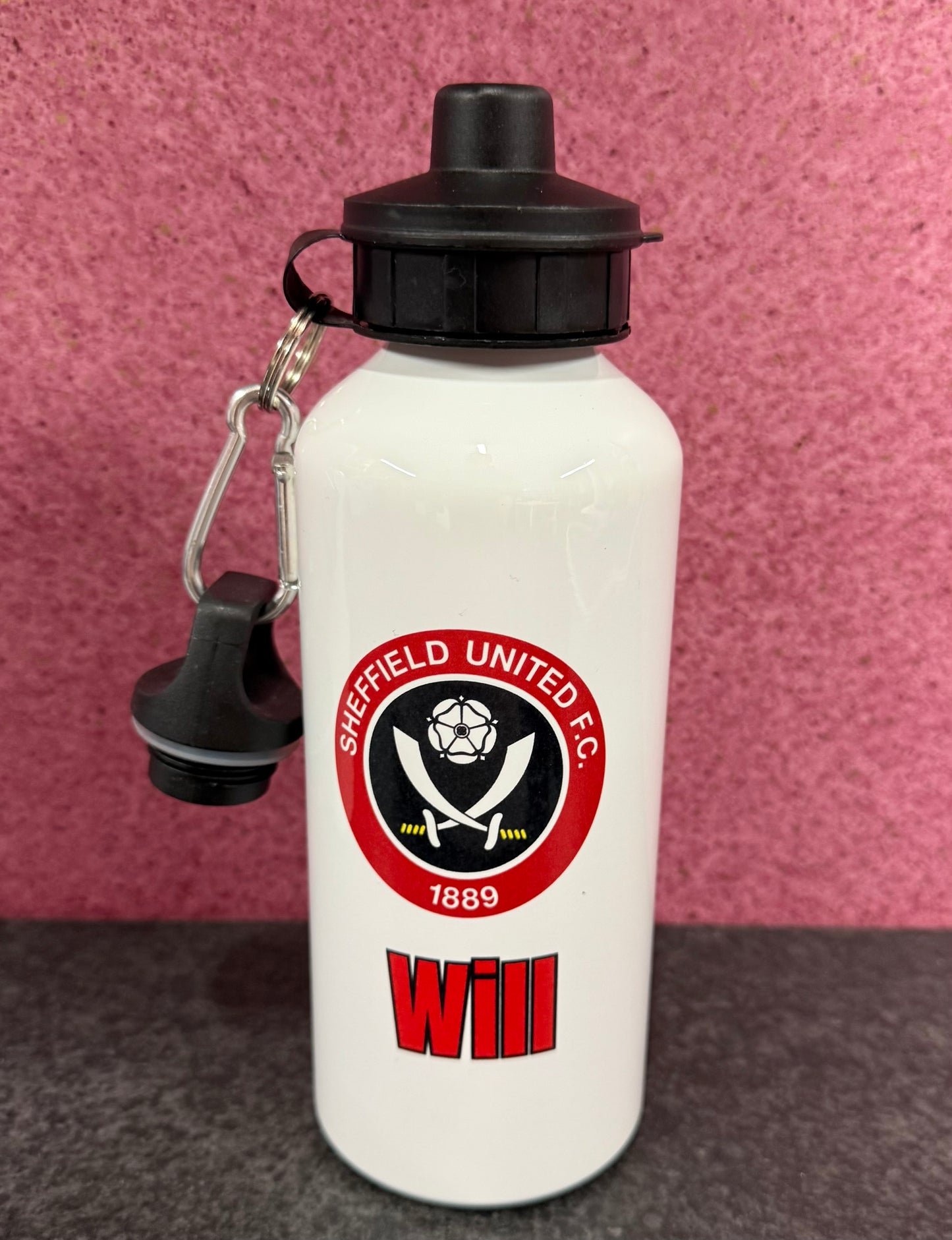 SUFC, Sheffield United, Water Bottle, Football, Personalised