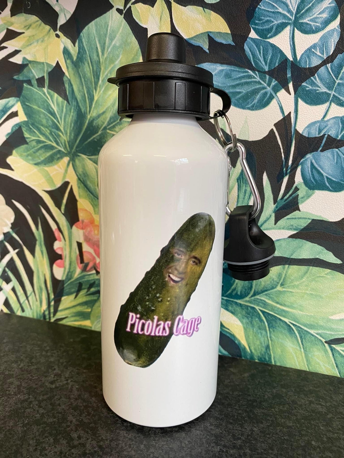 Picolas Cage, Nicolas Cage, Pickle, Water Bottle