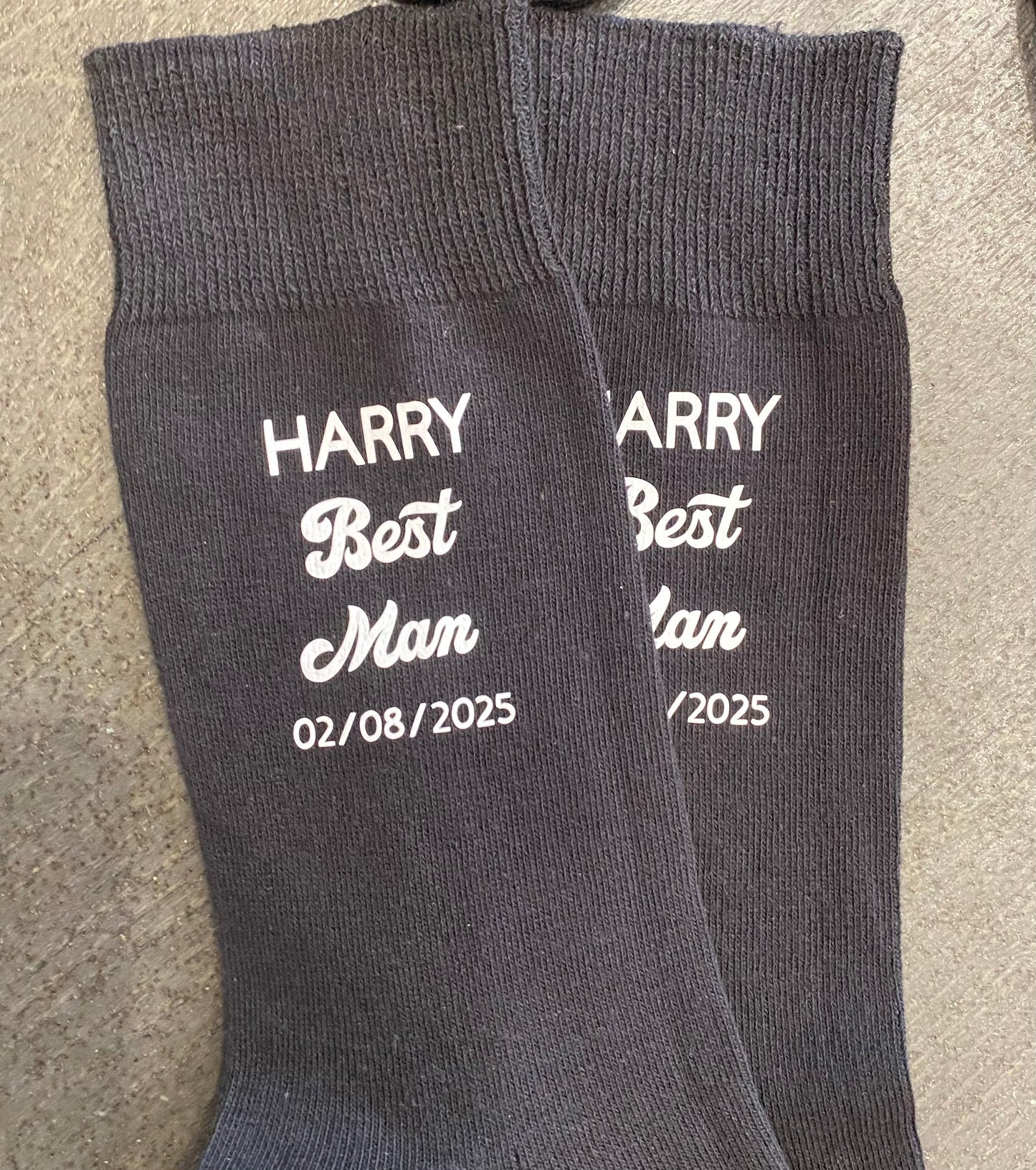 Personalised Wedding Socks! Wedding, Groom, Best Man, Grooms Man, Father of the Bride