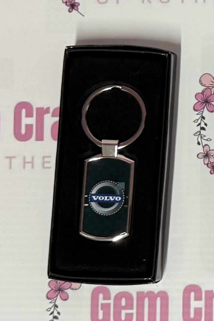 Volvo, Metal Keyring, Key Ring