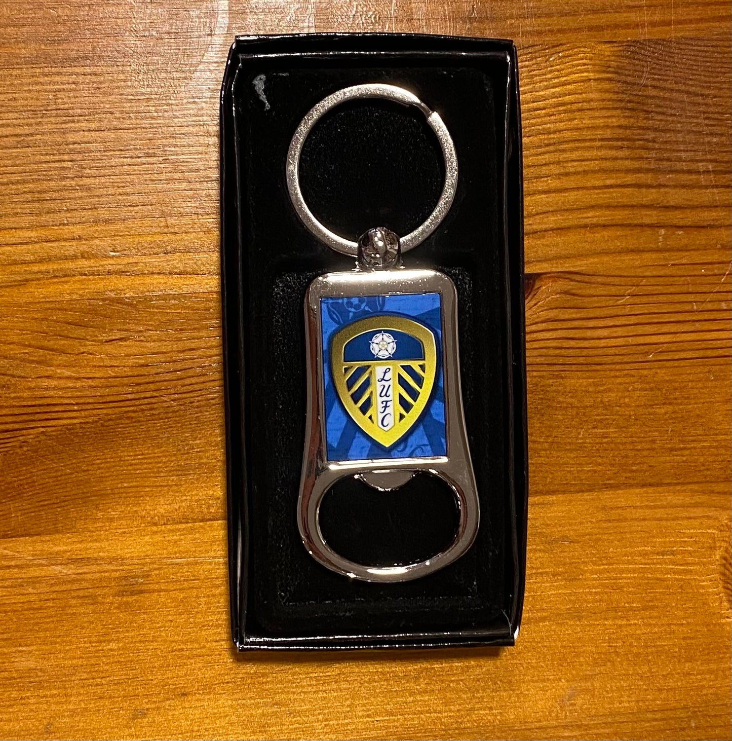 Leeds United Football, Metal Bottle Opener Keyring, Key Ring