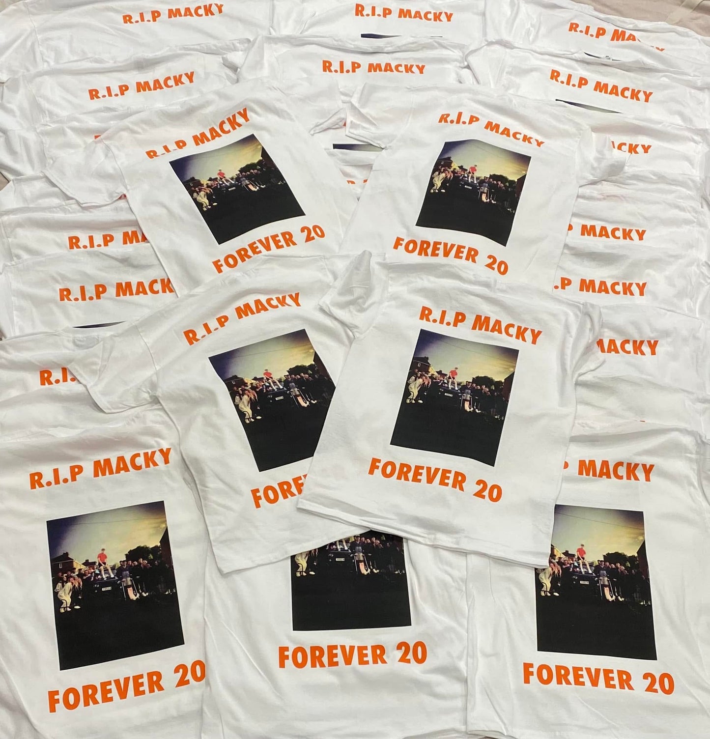 Funeral, White Personalised T-Shirt - Size S - 5XL, White T-Shirt, Tee, Your Design, Funeral, Memorial, Remembrance