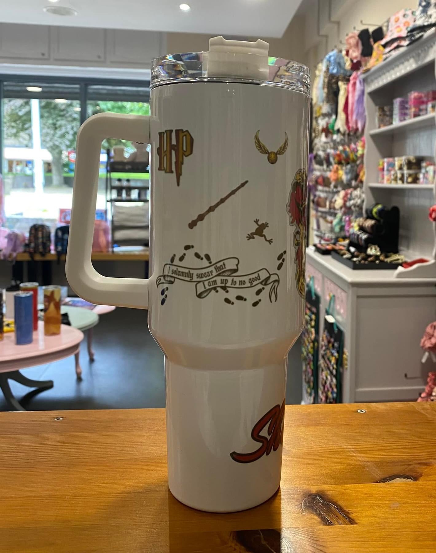 HP, Gryffindor, 40oz Tumbler, 1.1 Litre, Insulated, Stainless Steel, Hot & Cold use, Personalised