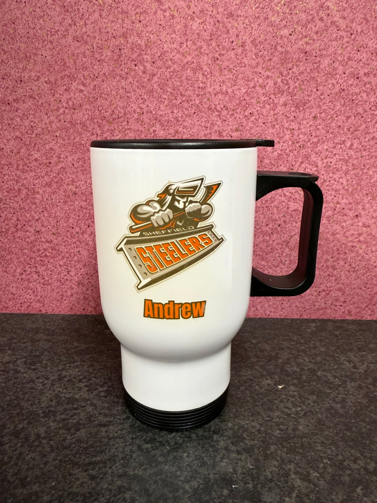 Steelers, Travel Mug, Thermos, Football, Personalised