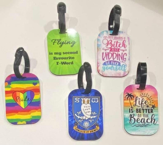 Your Team, Football, Luggage Tag, Personalised, Suitcase, Bag, Funny Quote, Holiday