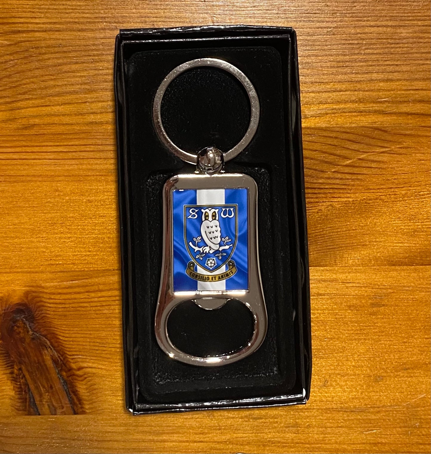 Sheffield Wednesday Football, Metal Bottle Opener Keyring, Key Ring