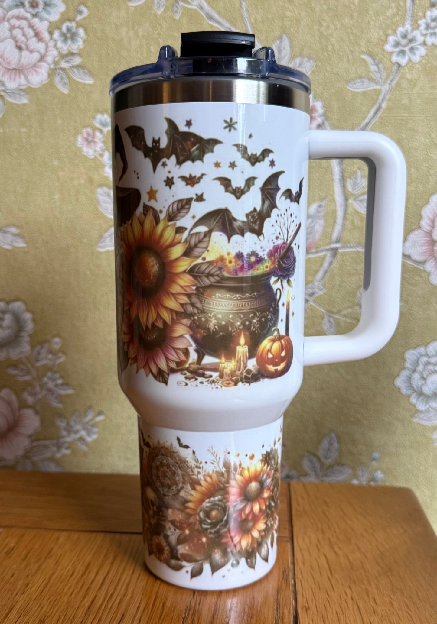 Autumn Witch, 40oz Tumbler, 1.1 Litre, Insulated, Stainless Steel, Hot & Cold use, Halloween