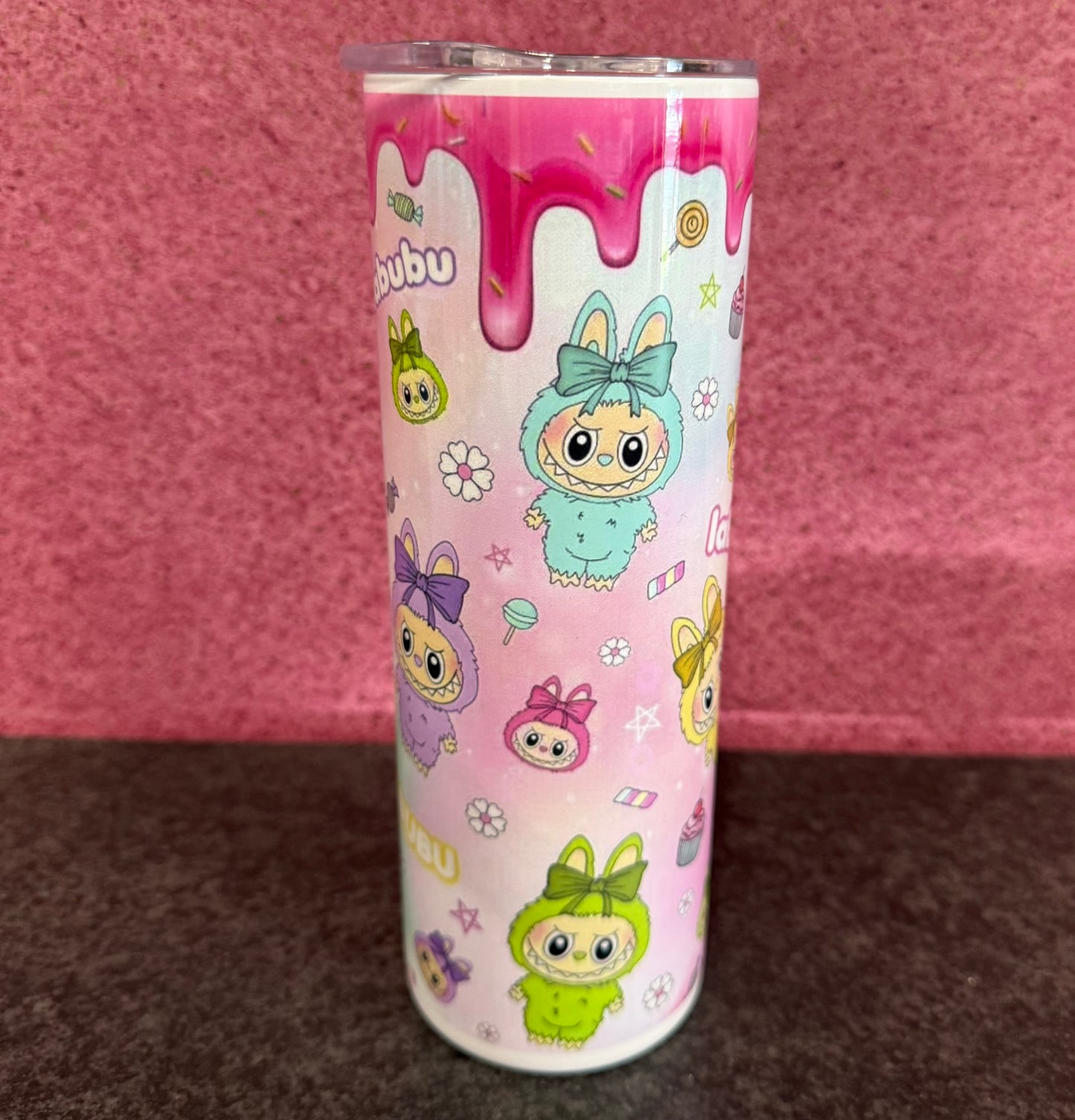 Labubu, 20oz Tumbler, Insulated, Stainless Steel, Hot & Cold use, Personalised