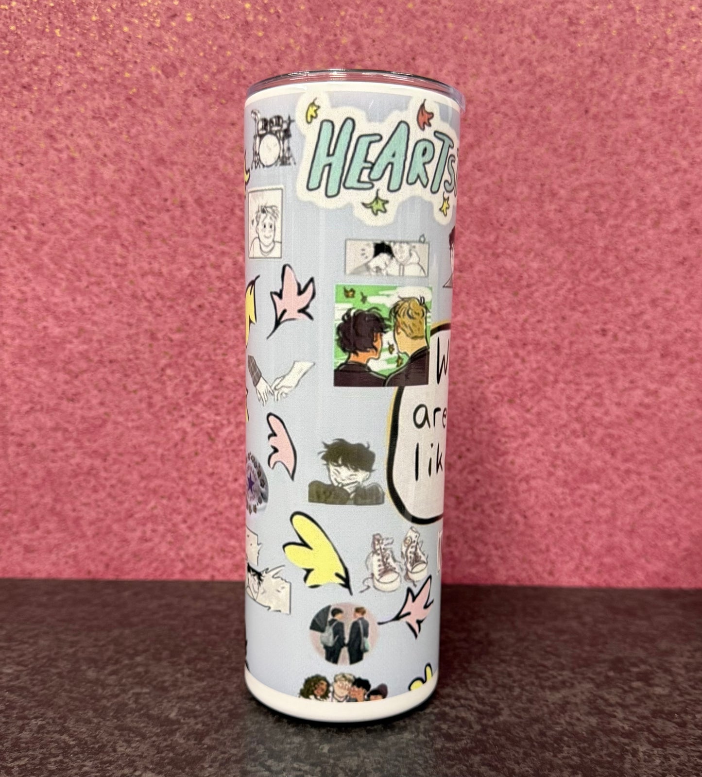 Heartstopper, 20oz Tumbler, Insulated, Stainless Steel, Hot & Cold use, Personalised