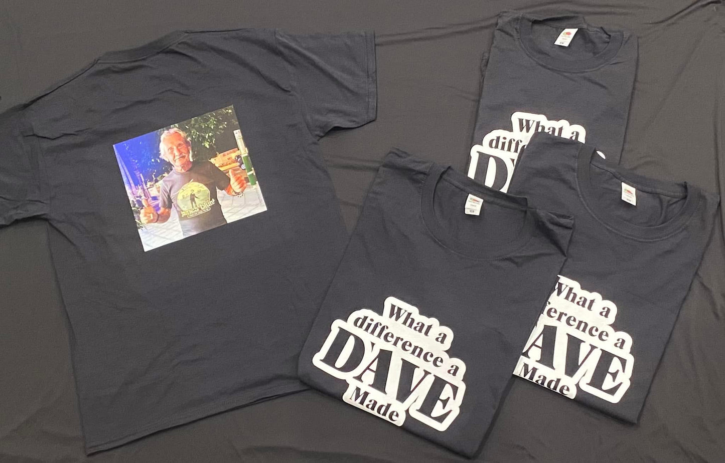 Funeral, Black Personalised T-Shirt - Size S - 5XL, Black T-Shirt, Tee, Your Design, Funeral, Memorial, Remembrance