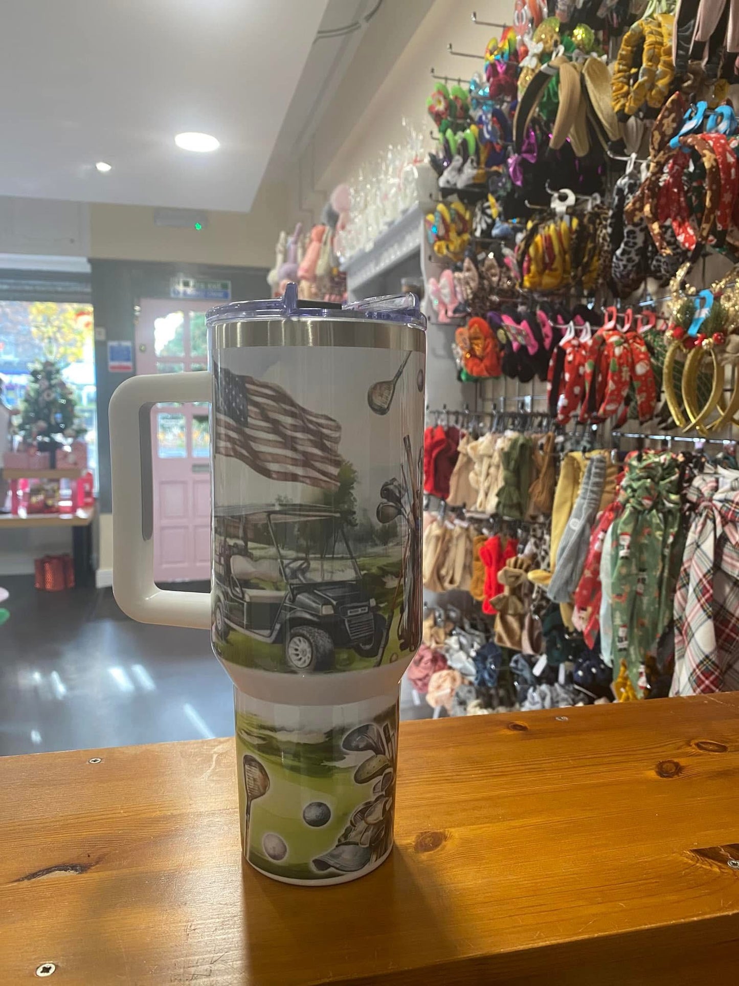 Golfing, 40oz Tumbler, 1.1 Litre, Insulated, Stainless Steel, Hot & Cold use, The older I get, the harder it is to find my balls!