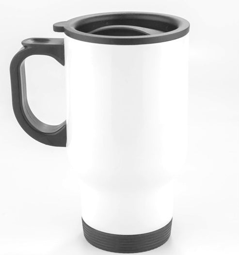 Coffee Spelled Backwards, Thermos Travel Mug, Yoda