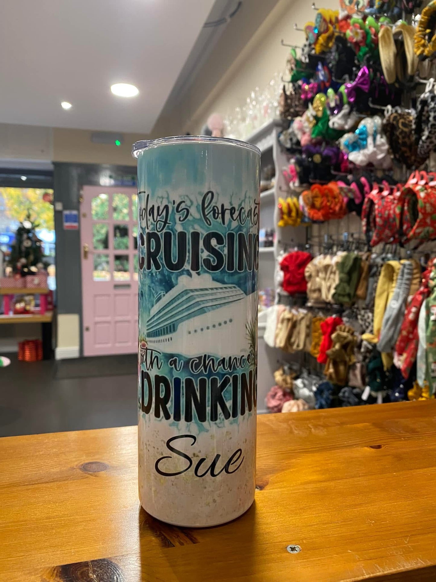 Cruise, 20oz Tumbler, Insulated, Stainless Steel, Hot & Cold use, Personalised