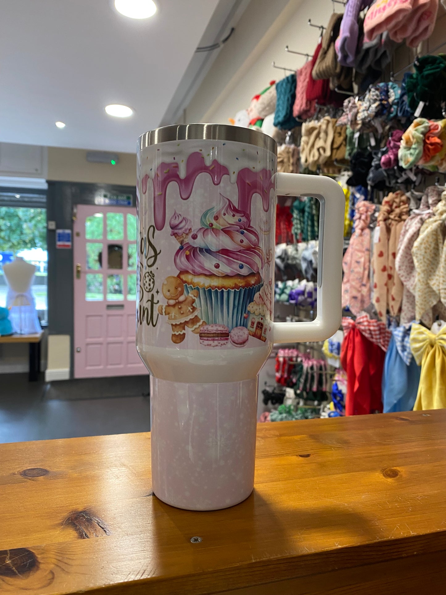 Christmas Calories 40oz Tumbler, 1.1 Litre, Insulated, Stainless Steel, Hot & Cold use, Personalised