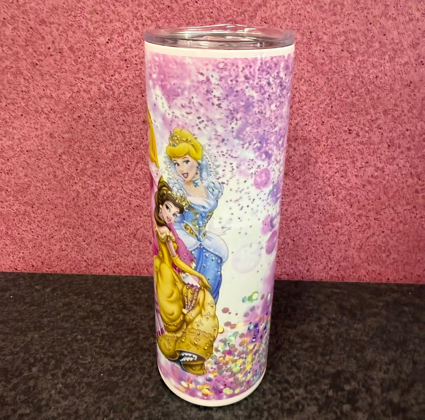 Princess, 20oz Tumbler, Insulated, Stainless Steel, Hot & Cold use, Personalised