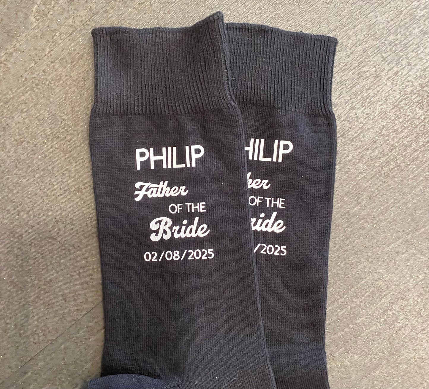 Personalised Wedding Socks! Wedding, Groom, Best Man, Grooms Man, Father of the Bride