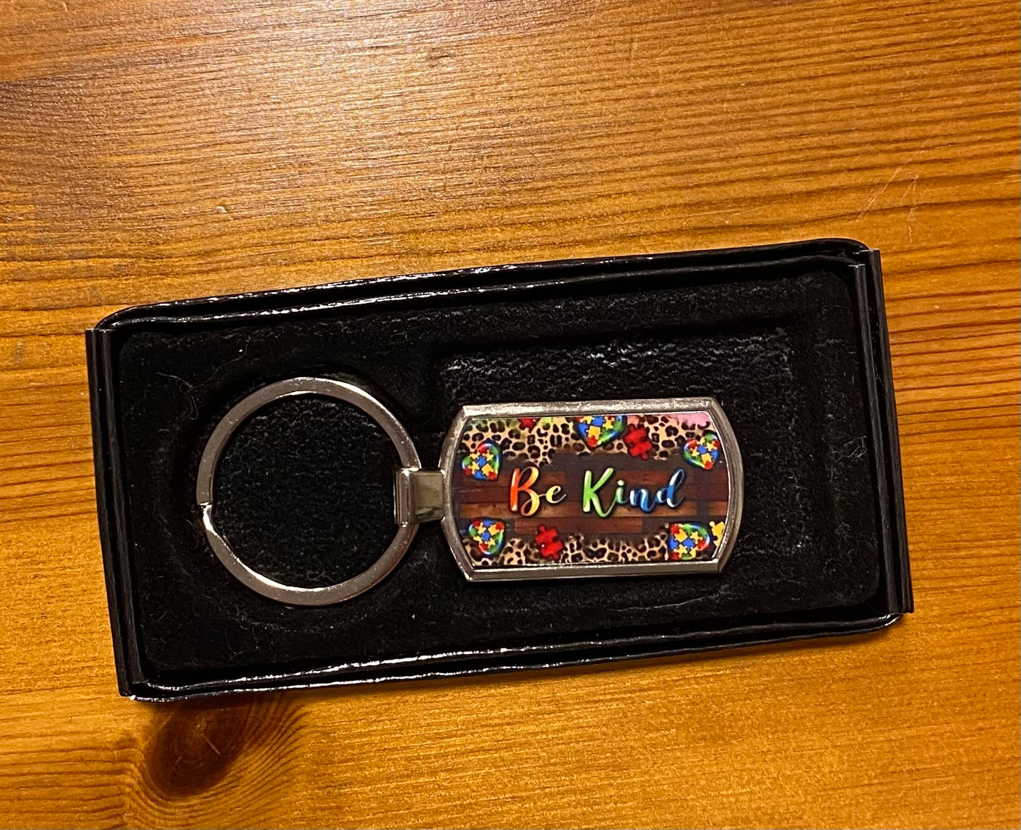 Be Kind, Autism, Metal Keyring, Key Ring