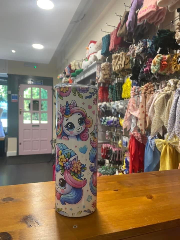 Unicorn, 20oz Tumbler, Insulated, Stainless Steel, Hot & Cold use