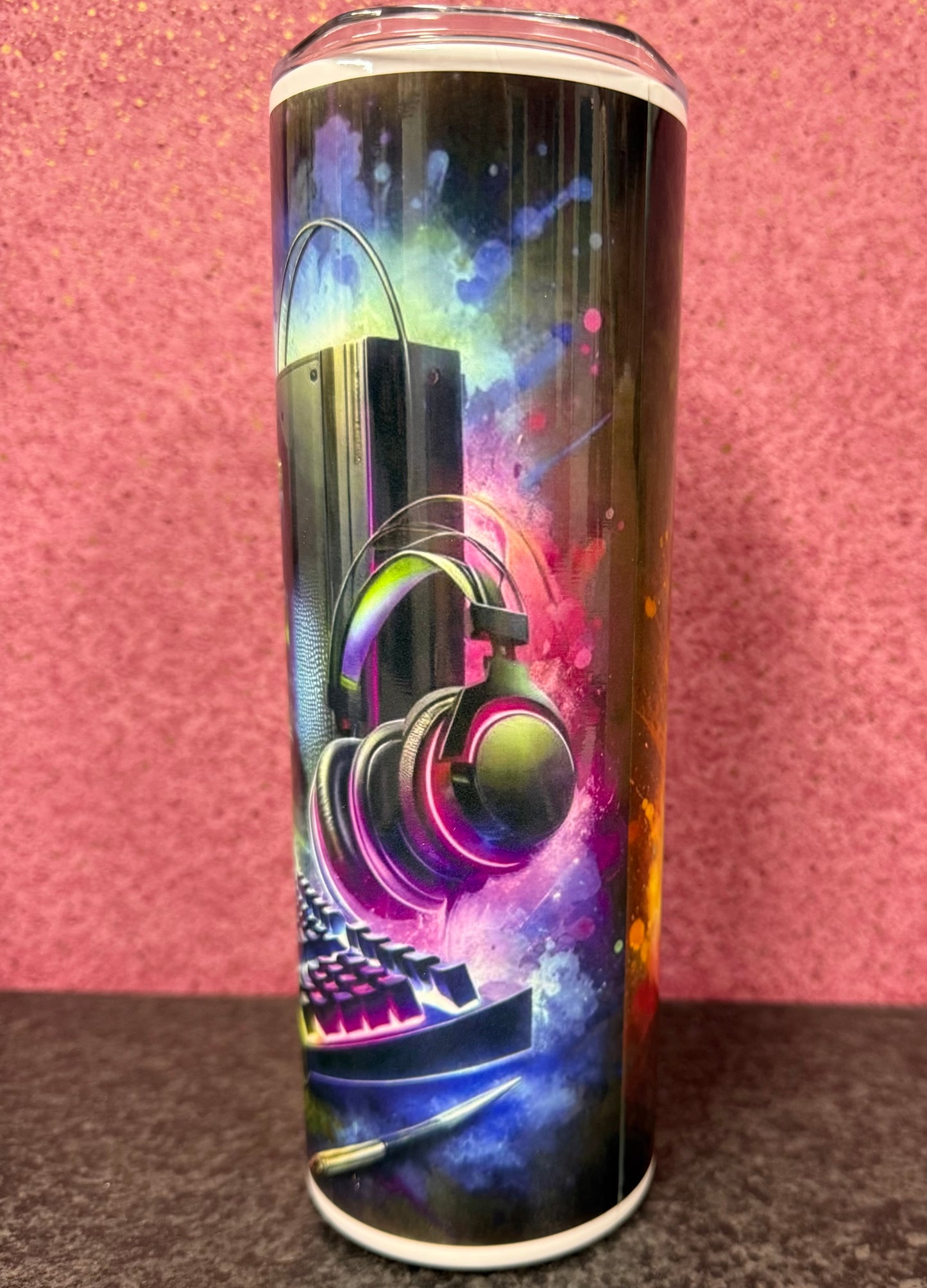 Computer, Gaming, 20oz Tumbler, Insulated, Stainless Steel, Hot & Cold use, Personalised