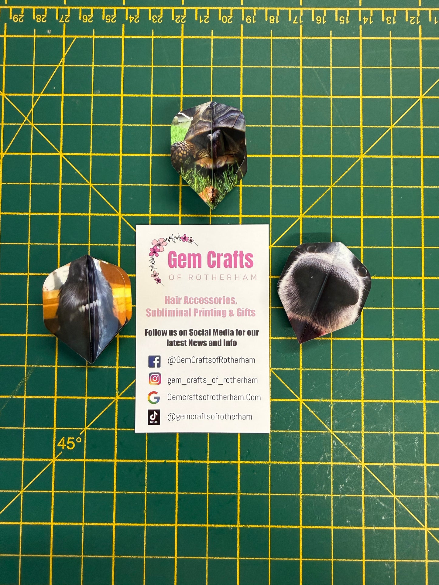 Dart Flyts, Dart Flights, Set of 3, Personalisation, Your Photo