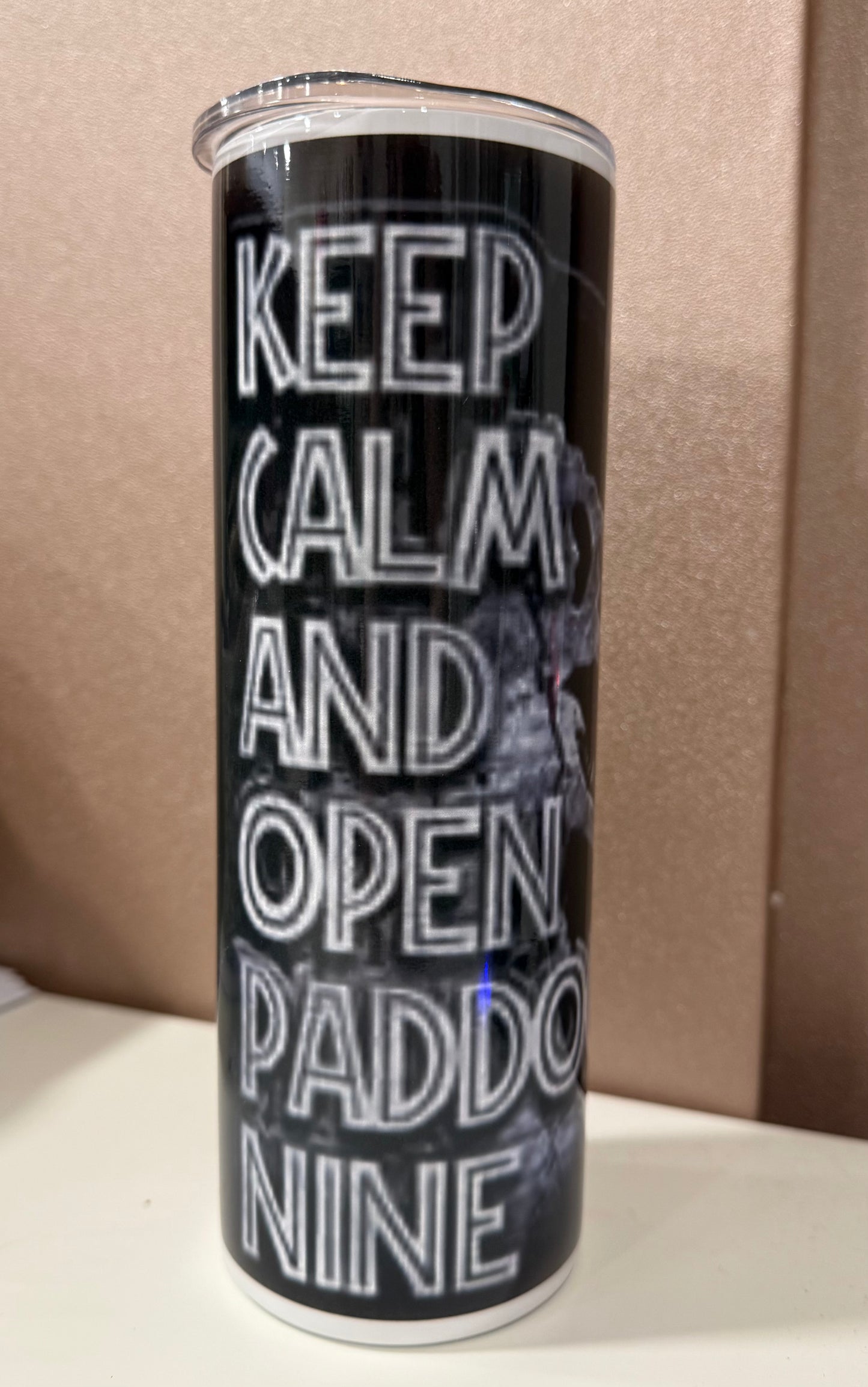 Jurrasic Park, Open Gate Nine, 20oz Tumbler, Insulated, Stainless Steel, Hot & Cold use