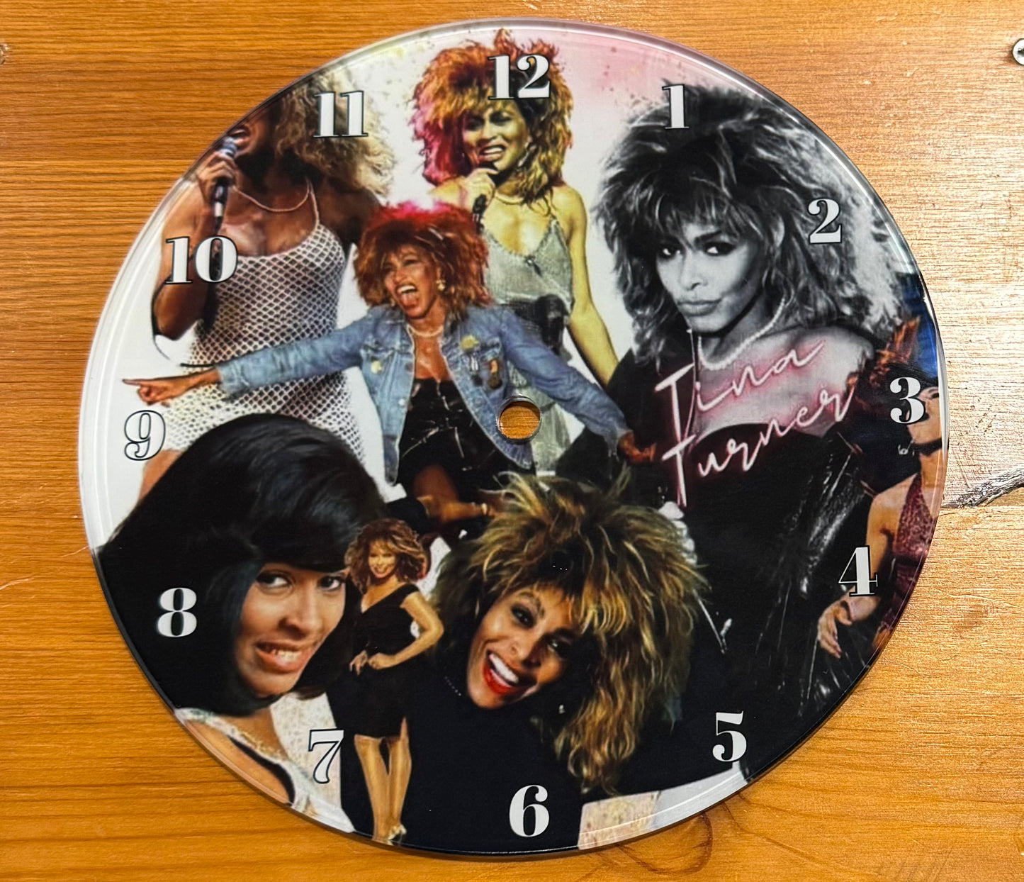 Tina Turner Design, Toughened Glass Clock, Music