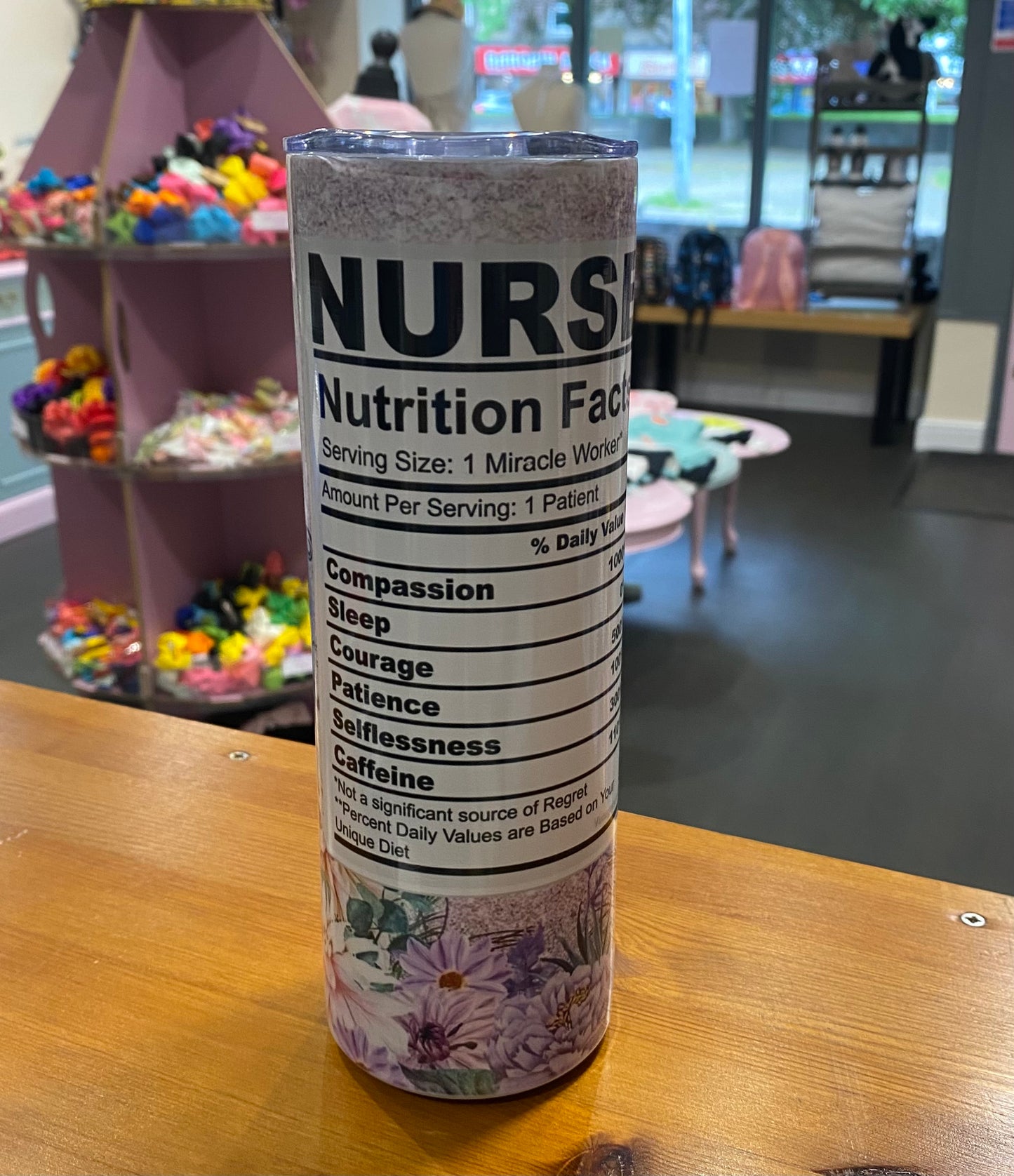 Nurse, 20oz Tumbler, Insulated, Stainless Steel, Hot & Cold use, Personalis