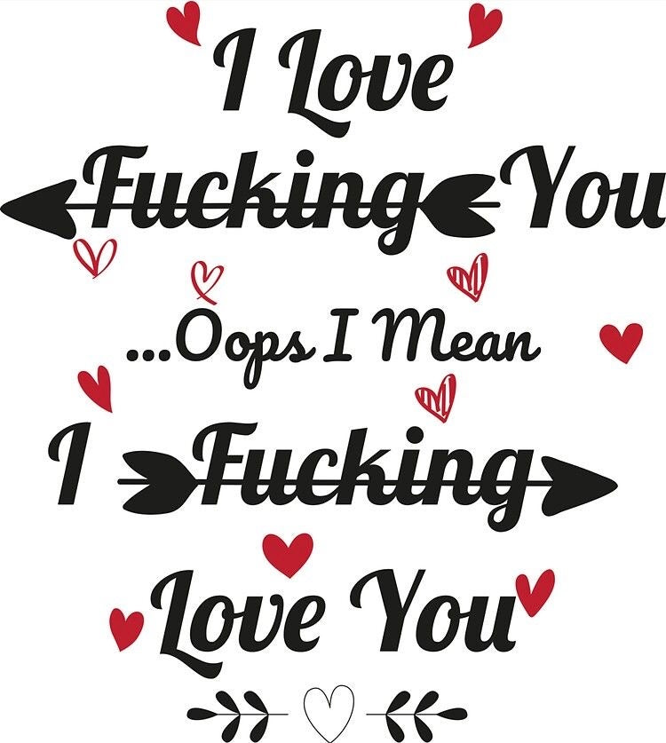 I Fucking Love You, Valentines, Thermos, Travel Mug