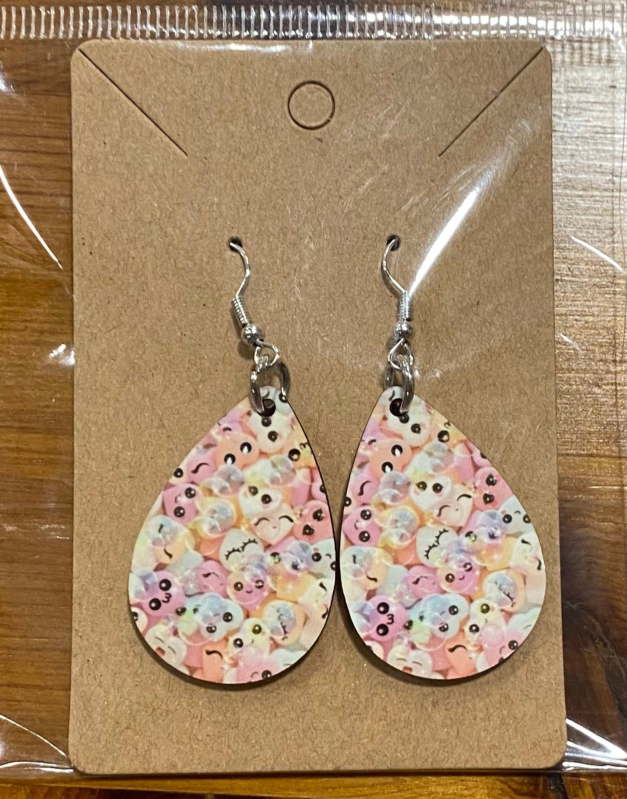 Kawaii Cute Pattern, Handmade Earrings