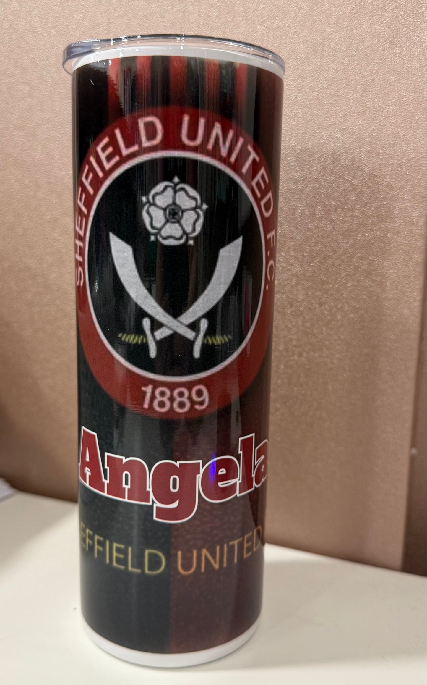 Sheffield United, 20oz Tumbler, Insulated, Stainless Steel, Hot & Cold use